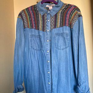 Forever 21 Denim Shirt